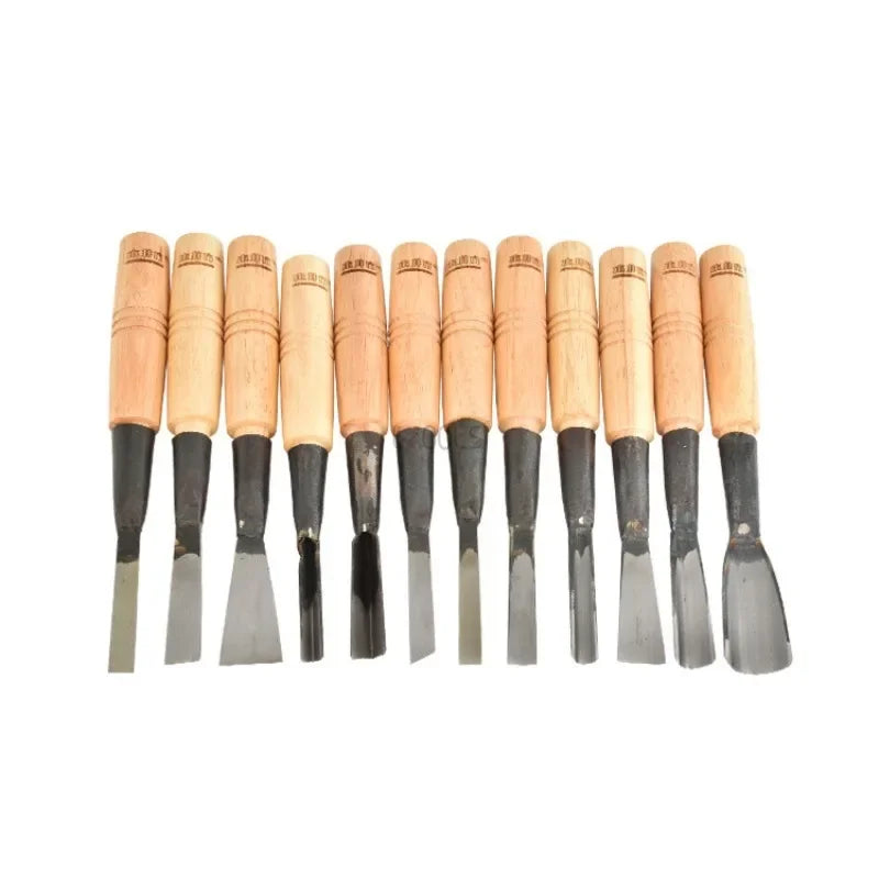 Craft like a pro with our DIY Professional Woodworking Carving Set! This comprehensive set includes everything you need to create intricate wood carvings, from chisels to gouges, all neatly organized in a convenient carrying bag. Perfect for beginners and experts alike, this set will elevate your woodworking skills and bring your artistic visions to life.
