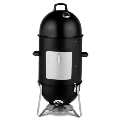 Heavy Duty Three Layered Steel Charcoal Smoker