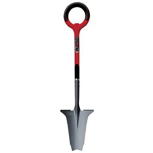 This digging shovel a multi-purpose gardening tool to make outdoor tasks easier for you. It has a V-shaped tip that enough to rip through hard dirt and roots. Digging and grasses has never been easier. This heavy duty shovel can easily things done for you.