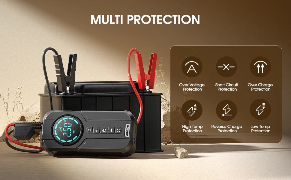 4 in 1 Multi-function Emergency Car Jump Start & Air