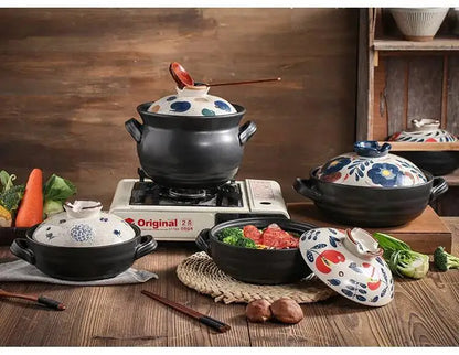 1.5L Japanese Thick Ceramic Heat Resistant Pots