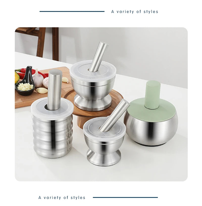 304 Stainless Steel Mortar