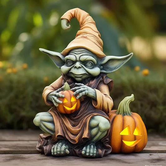 46706715492584 Unleash the daring spirit within you with our Halloween Gargoyle Pumpkin Night Lights. Illuminate your path with these fierce and unique lights, adding a daring touch to your Halloween decor. 