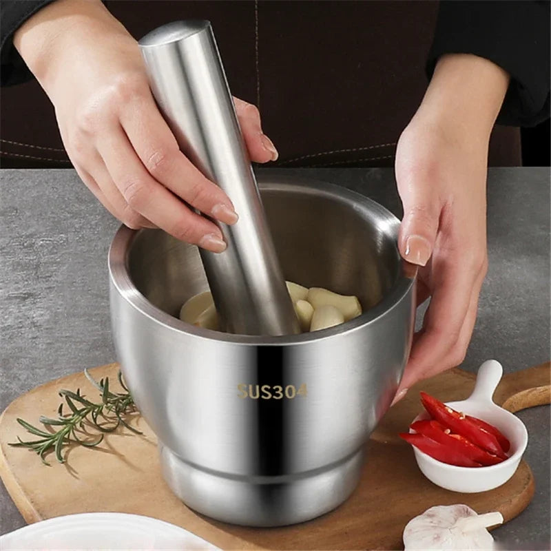 304 Stainless Steel Mortar