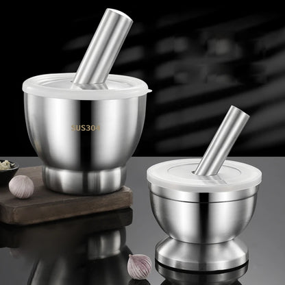 304 Stainless Steel Mortar