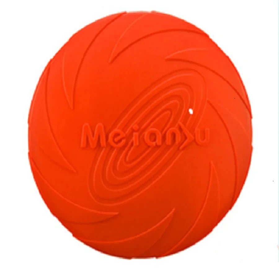 46689811693800|46689811726568|46689811759336 nd eco-friendly way to play with your furry friend? Look no further than our Environmentally Friendly Silicone Dog Flying Disk! Made from durable and sustainable silicone, this disk is perfect for hours of playtime and safe for the environment. Say goodbye to plastic and hello to fun!