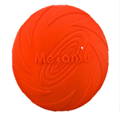 46689811693800|46689811726568|46689811759336 nd eco-friendly way to play with your furry friend? Look no further than our Environmentally Friendly Silicone Dog Flying Disk! Made from durable and sustainable silicone, this disk is perfect for hours of playtime and safe for the environment. Say goodbye to plastic and hello to fun!