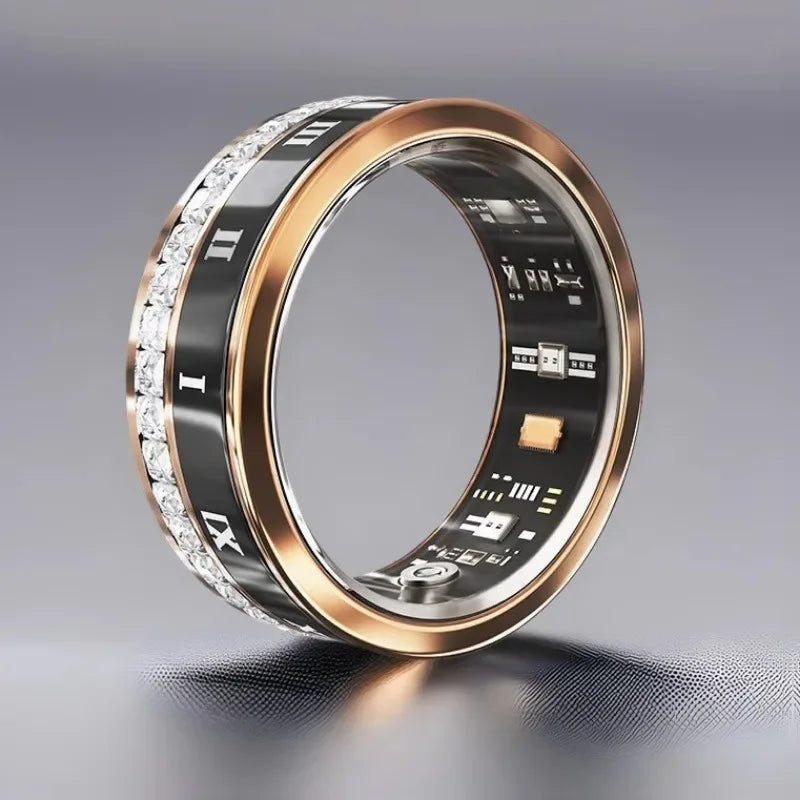 Experience the ultimate blend of elegance and technology with our Diamond, Titanium Steel, Waterproof, Bluetooth Smart Ring. Made with top-quality materials, this ring effortlessly combines style and function. Keep your devices connected and stay in control, all while looking sleek and sophisticated. A must-have for any modern individual.