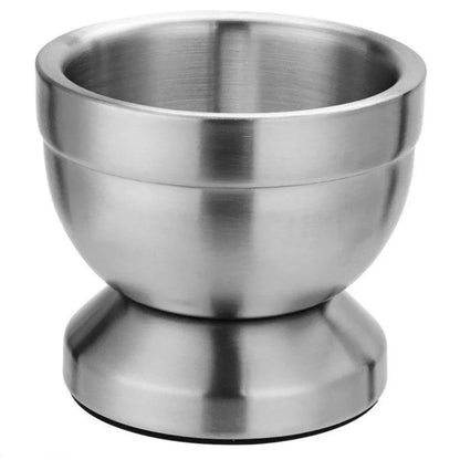 Indulge in the luxury of our Stainless Steel Metal Mortar Pedestal Bowl, perfect for all your witchcraft needs. Crafted with premium stainless steel, this stunning bowl adds an elegant touch to your rituals. Its sturdy pedestal design allows for effortless grinding, making it a must-have for any witch's collection. Elevate your craft with our exquisite bowl.