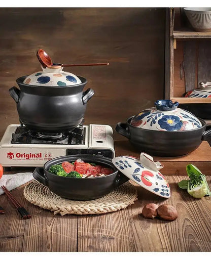 1.5L Japanese Thick Ceramic Heat Resistant Pots