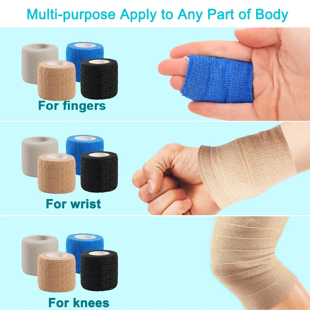 The self-adhesive feature ensures easy application and firm hold, allowing you to continue your activities without worry. A must-have in any first aid kit!