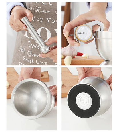 304 Stainless Steel Mortar