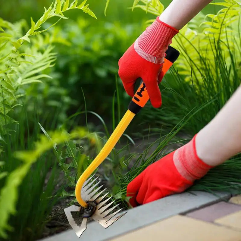 Transform your gardening experience with our Lawn &amp; Gardening Weeding Pulling Hoe! Easily remove weeds and cultivate soil, saving you time and effort. Its durable construction and comfortable grip make it a must-have tool for any gardening enthusiast. Enjoy a beautiful and weed-free garden today!