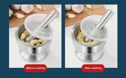 304 Stainless Steel Mortar