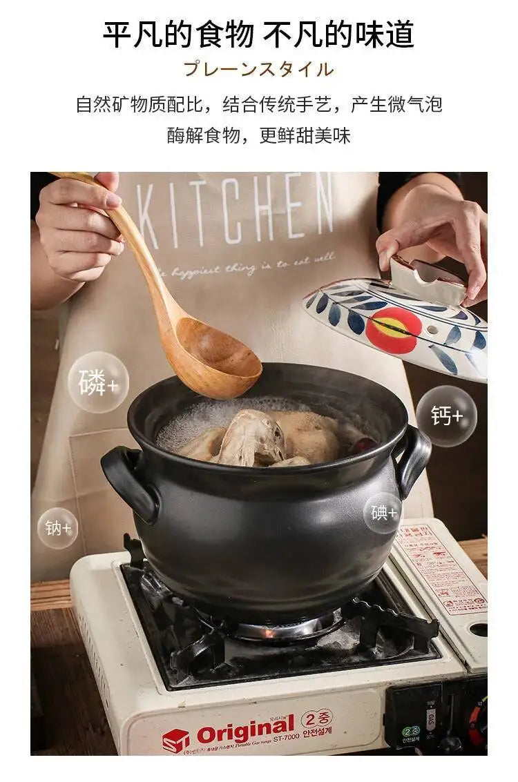 1.5L Japanese Thick Ceramic Heat Resistant Pots