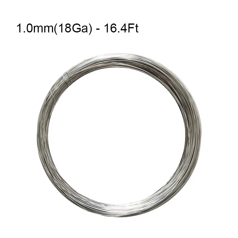 This general-purpose snare crafting wire is designed for trapping snares to catch animals in an emergency. It is constructed from high-strength steel for robust durability and reliability, providing long-term performance.