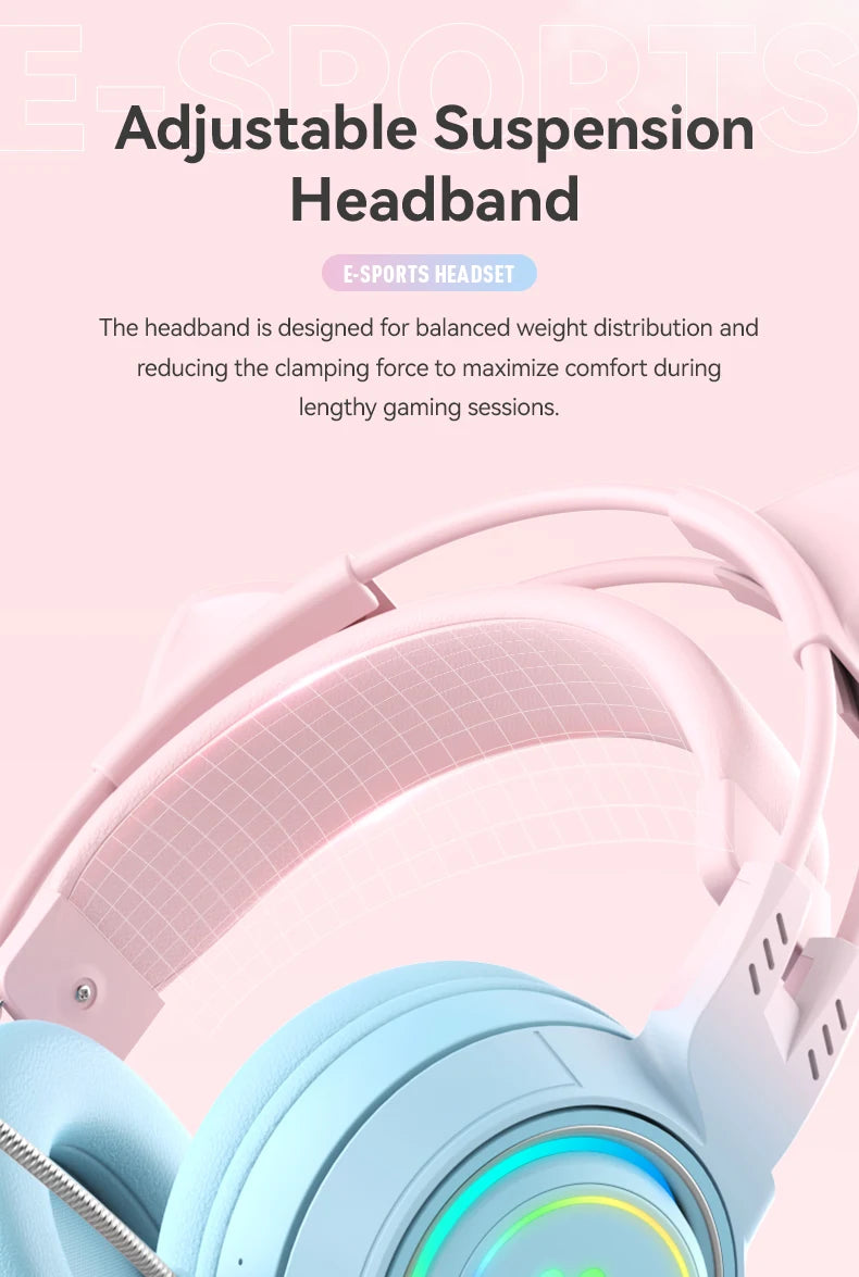 Enhance your audio experience with these Cute Antlers/Cat Ear Wireless Bluetooth Headphones. Stay connected without the hassle of wires and enjoy a playful design with antlers or cat ears to make a statement. 