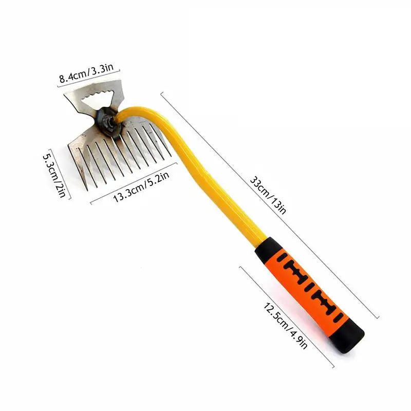 Transform your gardening experience with our Lawn &amp; Gardening Weeding Pulling Hoe! Easily remove weeds and cultivate soil, saving you time and effort. Its durable construction and comfortable grip make it a must-have tool for any gardening enthusiast. Enjoy a beautiful and weed-free garden today!