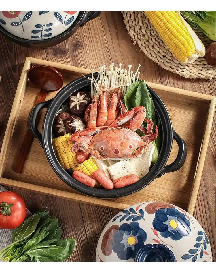 1.5L Japanese Thick Ceramic Heat Resistant Pots