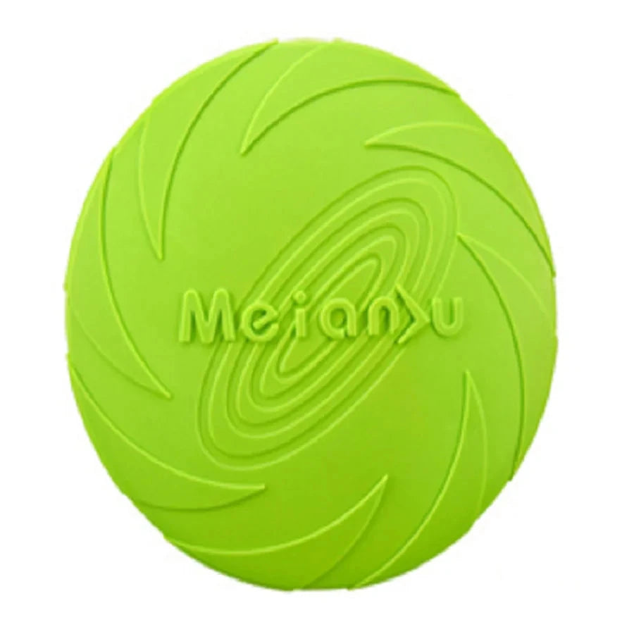 46689811923176|46689811955944|46689811988712 nd eco-friendly way to play with your furry friend? Look no further than our Environmentally Friendly Silicone Dog Flying Disk! Made from durable and sustainable silicone, this disk is perfect for hours of playtime and safe for the environment. Say goodbye to plastic and hello to fun!