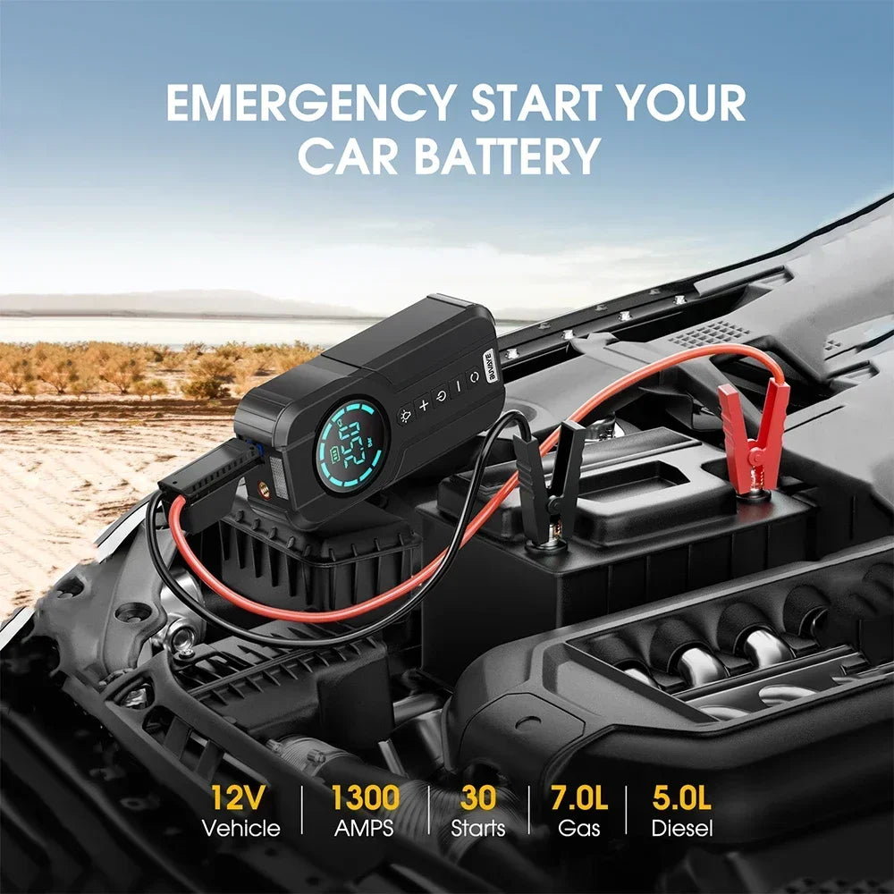 4 in 1 Multi-function Emergency Car Jump Start & Air