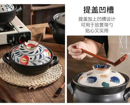 1.5L Japanese Thick Ceramic Heat Resistant Pots
