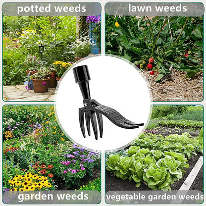 Effortlessly remove weeds from your garden with the Standing Metal Weed Puller. Its sturdy metal construction allows you to stand while pulling weeds, saving your back and knees. Say goodbye to pesky weeds and hello to a more enjoyable gardening experience!