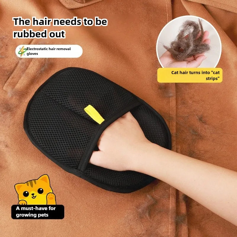  Our pet hair removal glove is a sustainable choice for pet owners, as it is washable and reusable. 