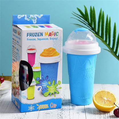 Transform ordinary beverages into refreshing slushies in minutes with this innovative portable cup. The advanced freezing technology rapidly chills and crystallizes your favorite drinks without electricity or ice, making it ideal for on-the-go refreshment.