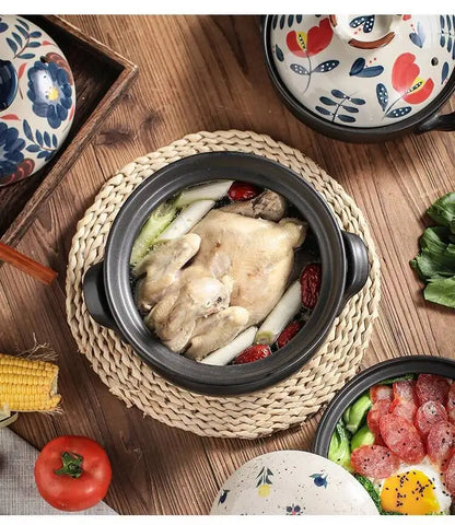 1.5L Japanese Thick Ceramic Heat Resistant Pots