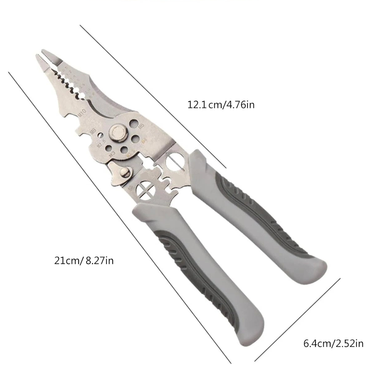 Professional Grade Multi-Purpose Wire Stripper Crimping Splicer Pliers