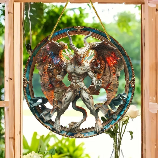 Show off your daring and adventurous side with our Stunning Artistic Acrylic Gargoyle Sun Catcher! Made with the highest quality materials, this sun catcher will add a touch of boldness and creativity to any space. Catch the sun's rays with a unique and stunning gargoyle design. Take a risk and stand out with this one-of-a-kind piece!