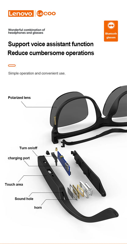 Experience hands-free convenience with our Smart Bluetooth Sunglasses featuring HD mic calling. Perfect for on-the-go multitaskers, these sunglasses allow you to make and receive calls without ever touching your phone. Stay connected and stylish with this innovative and practical accessory.