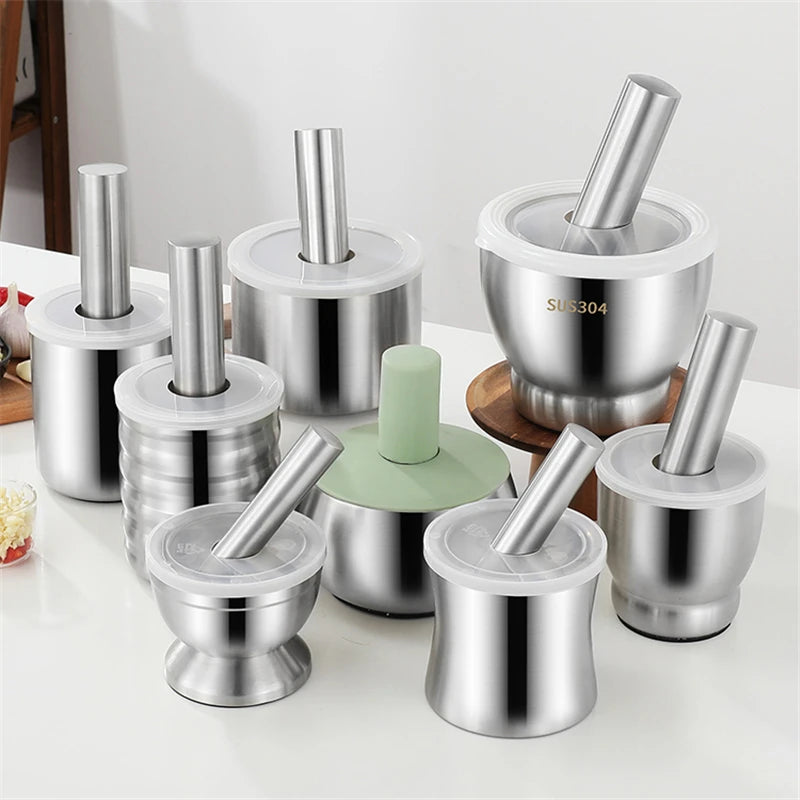 304 Stainless Steel Mortar