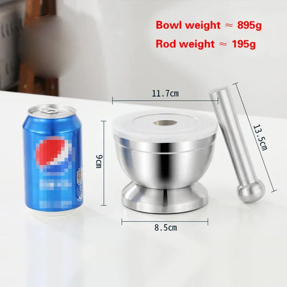 304 Stainless Steel Mortar