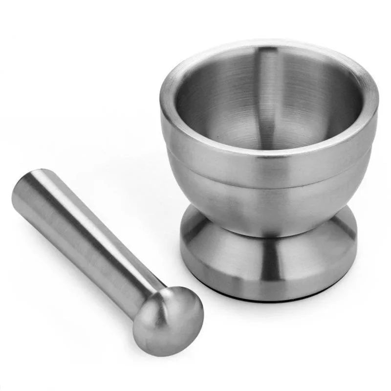 Indulge in the luxury of our Stainless Steel Metal Mortar Pedestal Bowl, perfect for all your witchcraft needs. Crafted with premium stainless steel, this stunning bowl adds an elegant touch to your rituals. Its sturdy pedestal design allows for effortless grinding, making it a must-have for any witch's collection. Elevate your craft with our exquisite bowl.