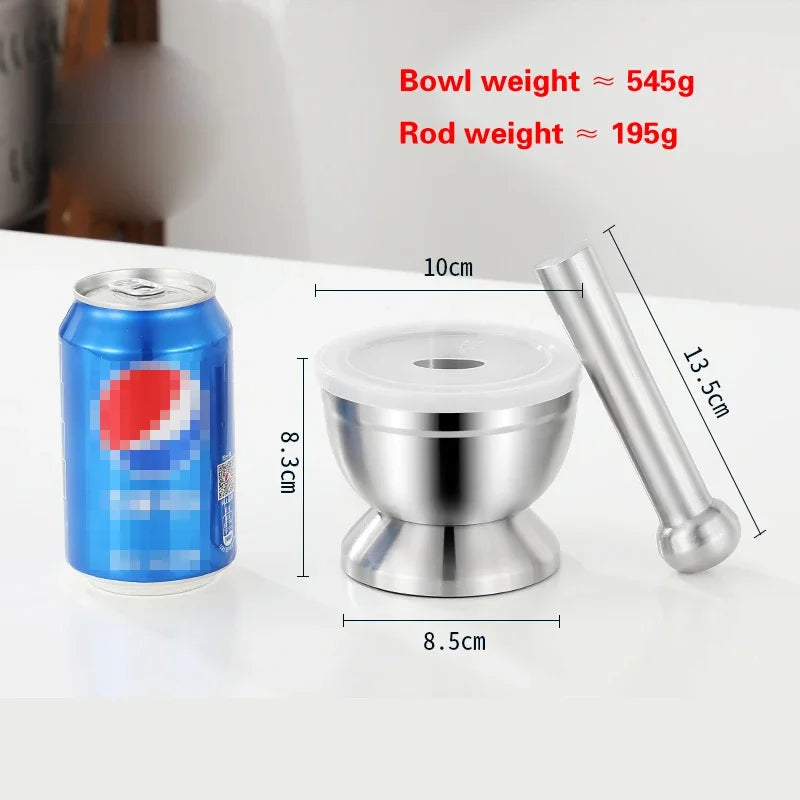304 Stainless Steel Mortar
