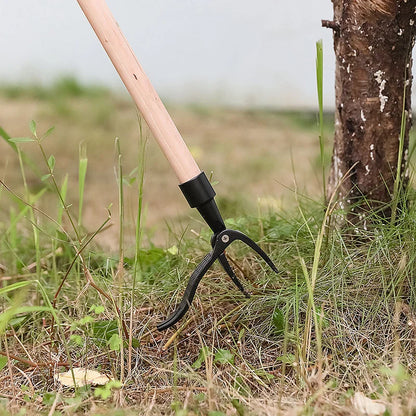 Effortlessly remove weeds from your garden with the Standing Metal Weed Puller. Its sturdy metal construction allows you to stand while pulling weeds, saving your back and knees. Say goodbye to pesky weeds and hello to a more enjoyable gardening experience!