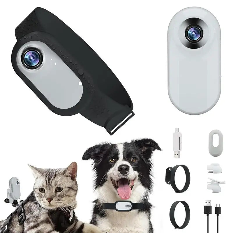 This Pet HD 1080p Mini Camera Safety Collar offers high-definition footage and safety for your furry friend. With its compact size, it ensures comfort while providing peace of mind. Monitor your pet's movements and behavior with ease, and stay connected with your pet even when you're away.