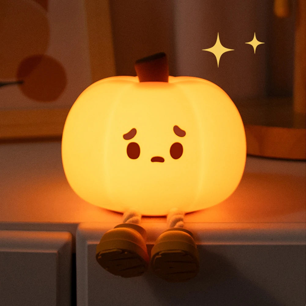 Soft Halloween Pumpkin Night Light