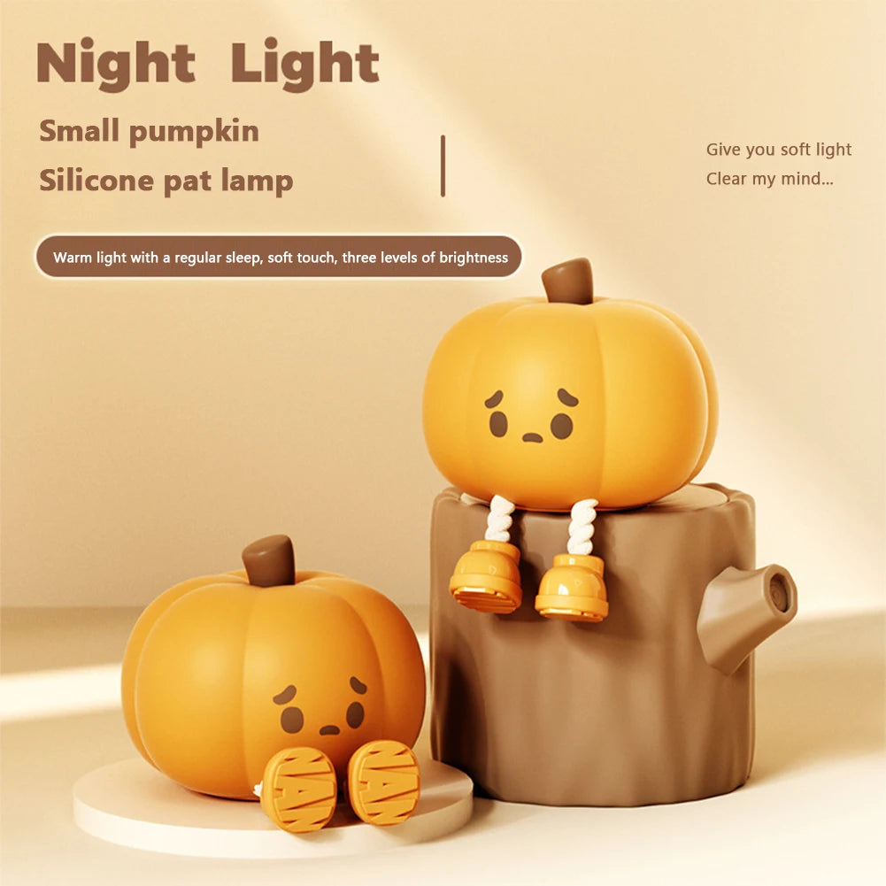 Soft Halloween Pumpkin Night Light