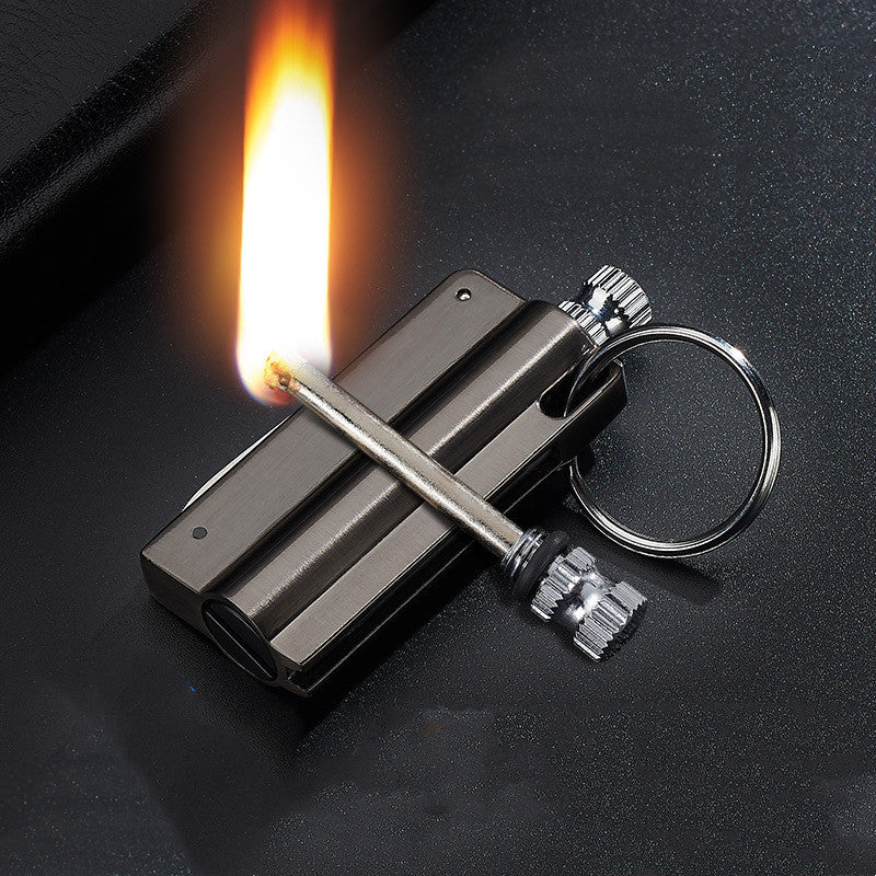 Be ready for whatever comes your way with the 10000 Use Match With Knife Keyring. This essential survival gear is perfect as an emergency kit, giving you reliable protection and convenience in any situation. Durable and lightweight, this keyring comes with a knife and a 10000 use match. 