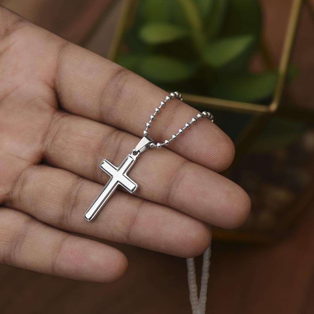 Wear your strength and faith with this meaningful I Survived Breast Cancer with Faith Cross Necklace. A beautiful tribute to resilience and hope, this piece celebrates your journey and unwavering spirit.