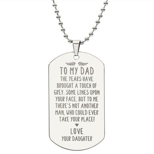 Surprise your loved one by giving them this unique and eye catching Engraved Dog Tag Necklace! It's a classic, yet stylish statement piece that is sure to spark conversation. 