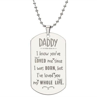 Surprise your loved one by giving them this unique and eye catching Engraved Dog Tag Necklace! It's a classic, yet stylish statement piece that is sure to spark conversation. 