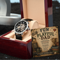 Fun & Playful Dad Father's Day Men's Openwork Watch
