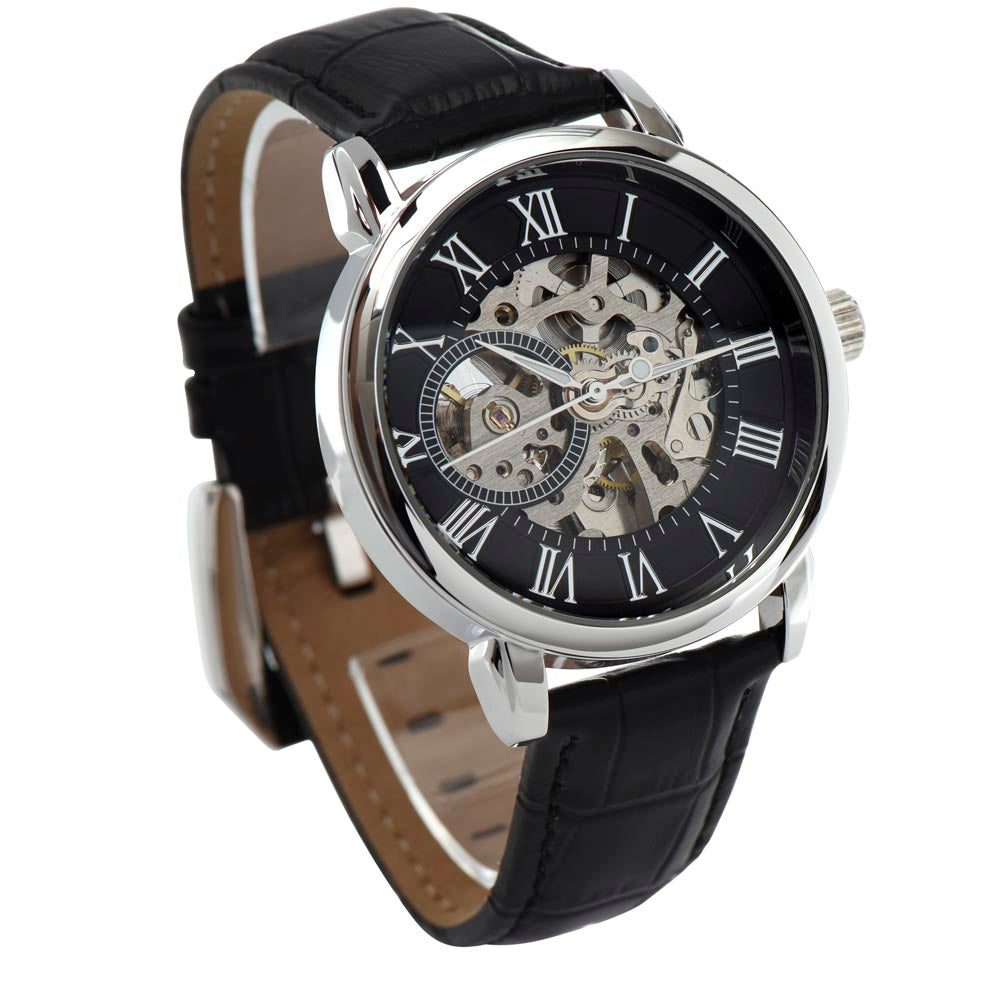 Classic Timeless Dad Father's Day Men's Openwork Watch