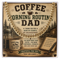 Coffee Morning Routine DAD Cuban Link Chain at dragoyle.com