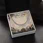 Happy Father's Day 250 Years of Freedom Cuban Link Chain