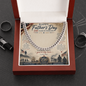 Happy Father's Day 250 Years of Freedom Cuban Link Chain